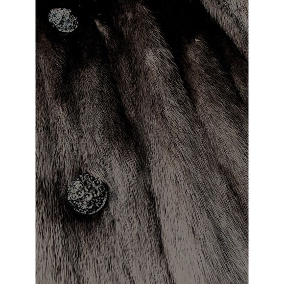 Vintage Dark Brown Mink Coat -Medium - Picture 10 of 10